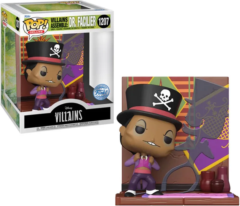 Disney: The Princess and the Frog - Dr. Facilier Disney Villains Assemble Deluxe van Funko in Meerkleurig – productfoto