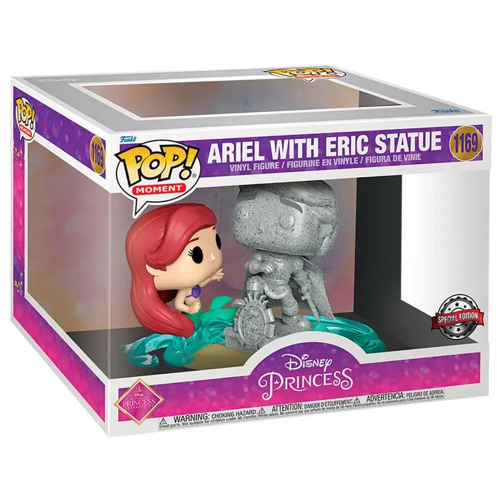 Disney Ultimate Princess De Kleine Zeemeermin Ariël En Standbeeld Eric Exclusief Figuur van Funko – productfoto