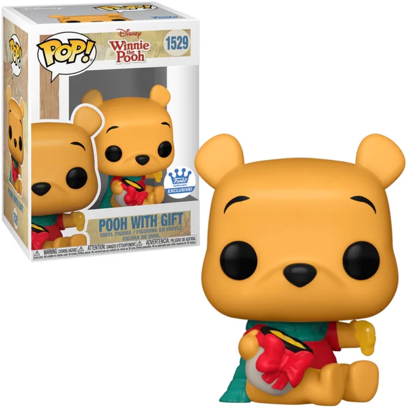 Disney: Winnie The Pooh with Gift #1529 Funko Exclusive by Funko in Multicolour – product photo