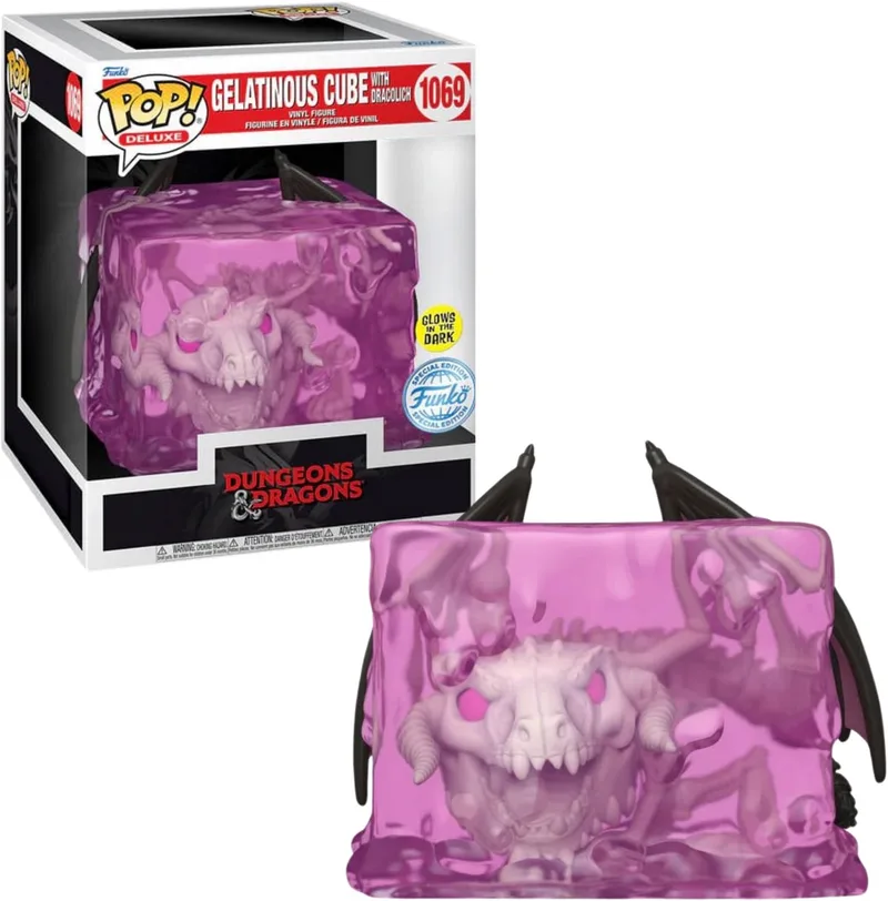 DLX Gelatinous Cube with Dracolich GITD Dungeon & Dragons Exclusive by Funko in Multicolour – product photo