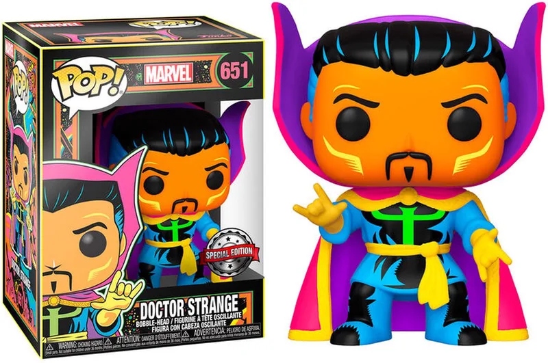 Doctor Strange (Black Light) van Funko in Meerkleurig – productfoto