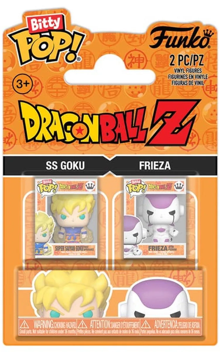 Dragon Ball Bitty POP! Vinyl Figure 2-Pack Goku & Freiza 2,5 cm Mini-Figuur - 2cm by Funko in Multicolour – product photo