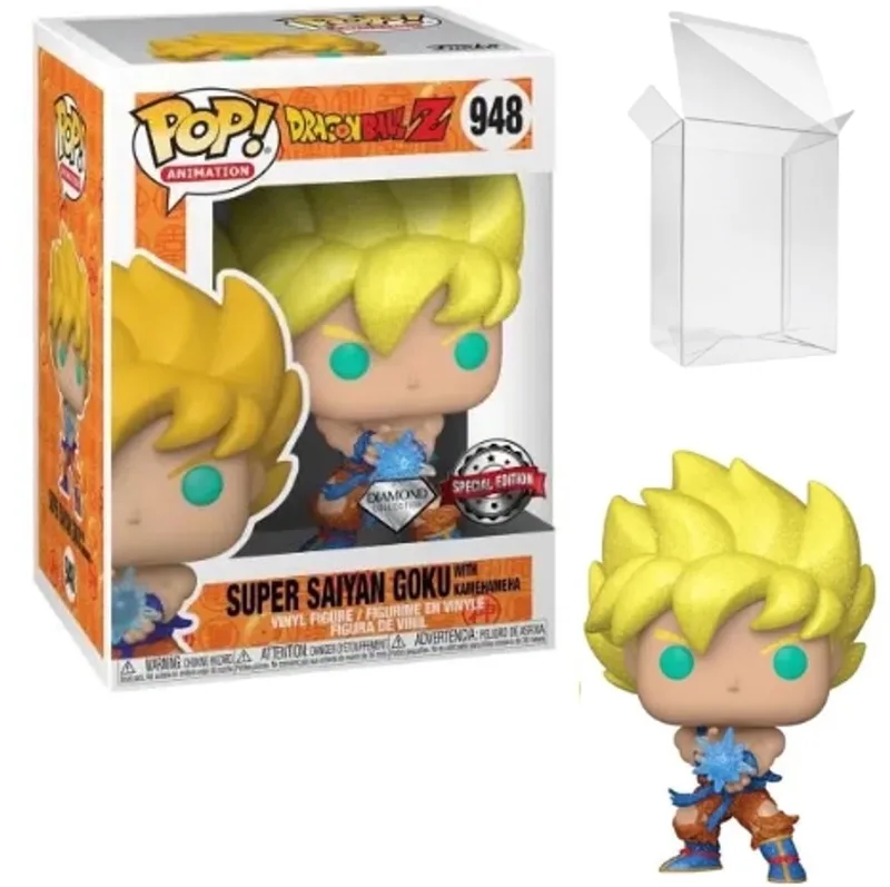 Dragon Ball Super SSGoku Vinyl Figure met Kamehameha - 9 cm van Funko in Meerkleurig – productfoto