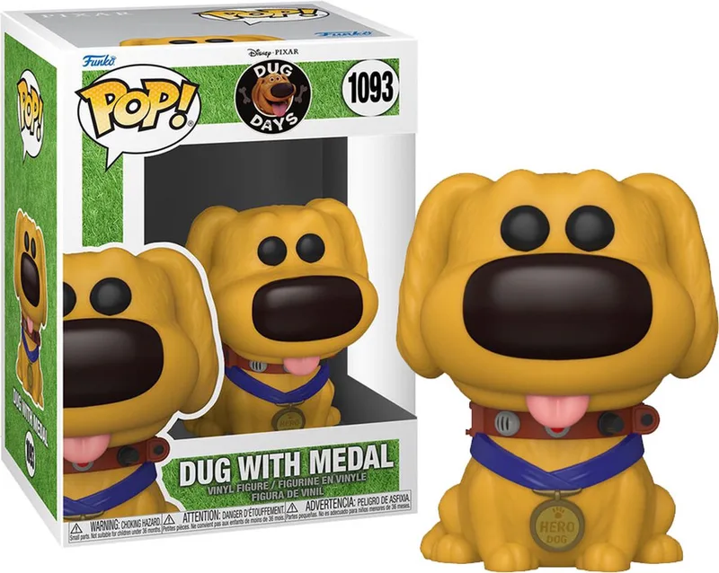 Dug Days - Dug with Medal van Funko in Meerkleurig – productfoto