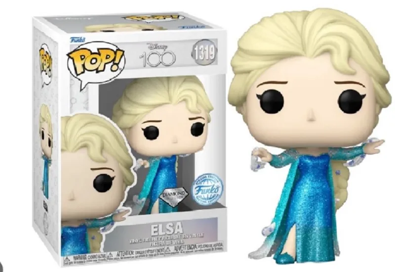 ELSA #1319 ☆ Disney Frozen ☆ 100 Year - Diamond Collection ☆ NEW by Funko – product photo