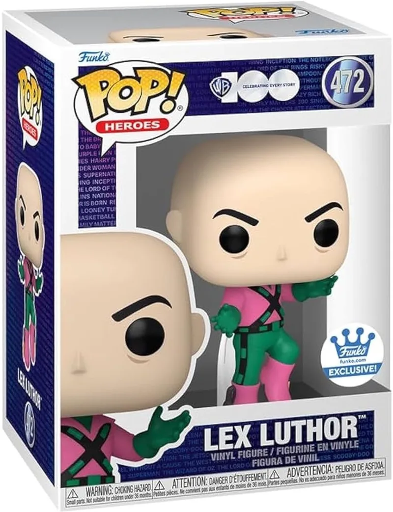 Exclusive DC Comics Lex Luthor #472 Vinyl Figure Superman WB100 by Funko – product photo