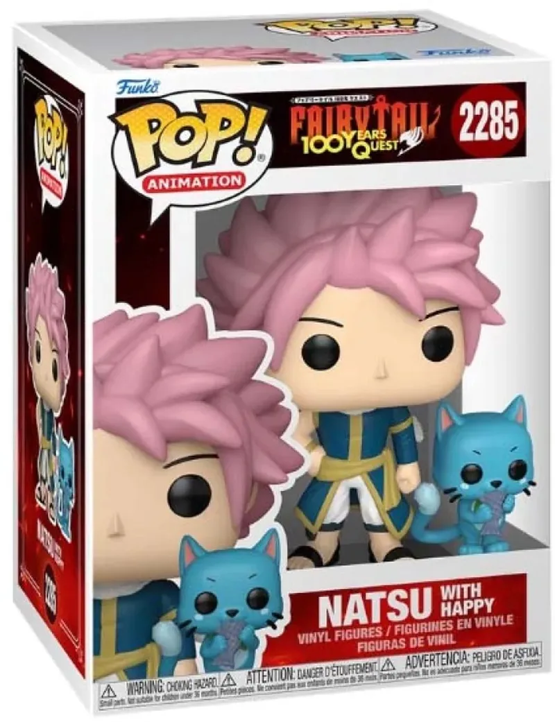 Fairy Tail Natsu & Happy vinylfiguur 2285 Unisex Funko Pop! - Neutraal by Funko in Standard – product photo