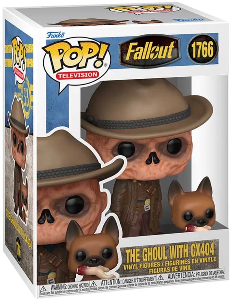 Fallout The Ghoul with CX404 vinylfiguur 1766 Unisex Funko Pop! - Neutraal by Funko in Standard – product photo