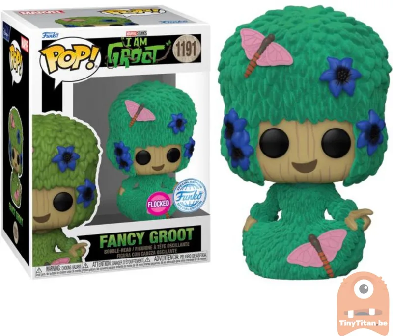 Fancy Groot #1191 - Flocked Special Edition by Funko in Multicolour – product photo