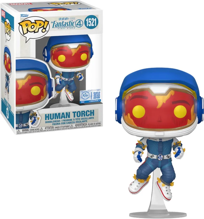 Fantastic 4: First Steps - Human Torch #1521 Special Edition Exclusive by Funko in Multicolour – product photo