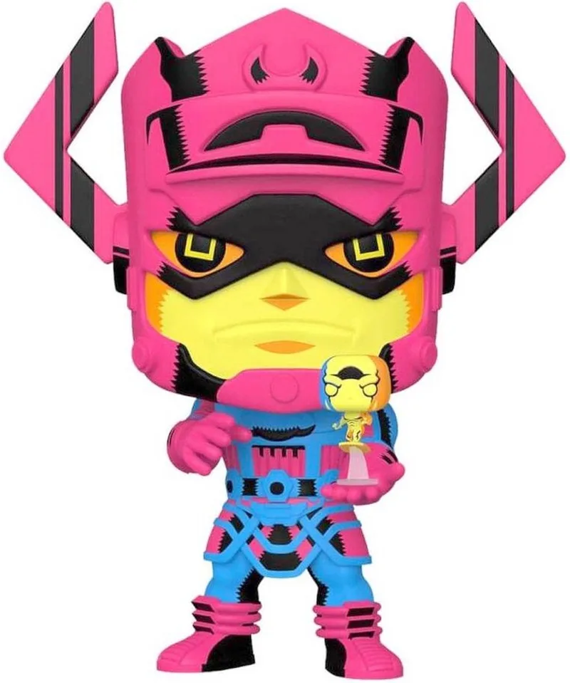Fantastic Four - Super Sized Jumbo POP! Galactus With Silver Surfer Previews Exclusive 25 cm Verzamelfiguur by Funko in Multicolours – product photo