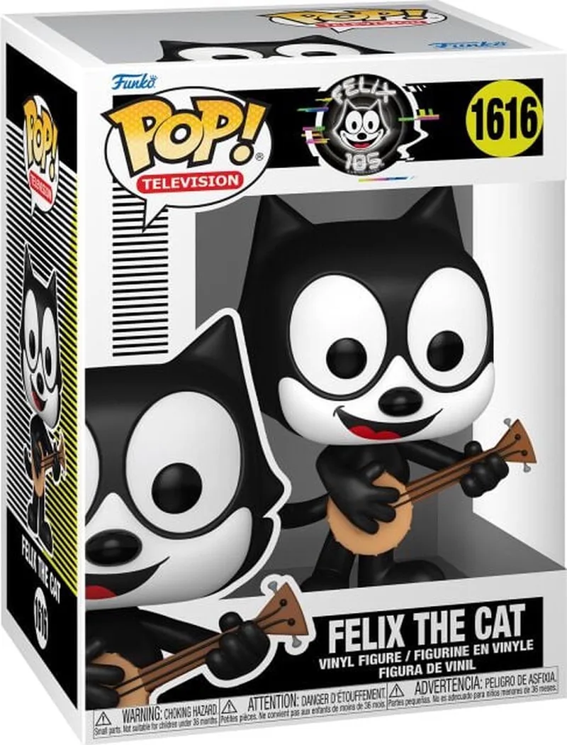 Felix The Cat Felix The Cat vinylfiguur 1616 Funko Pop! zwart-wit by Funko in Black, White – product photo