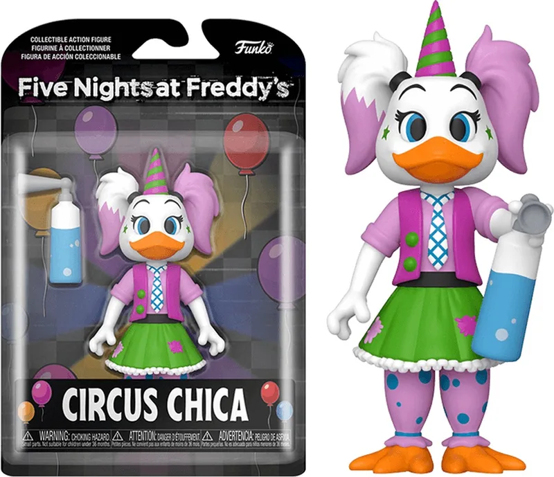 Five Nights at Freddy?'s - Action Figure Circus Chica 13 cm Verzamelfiguur van Funko in Multicolours – productfoto