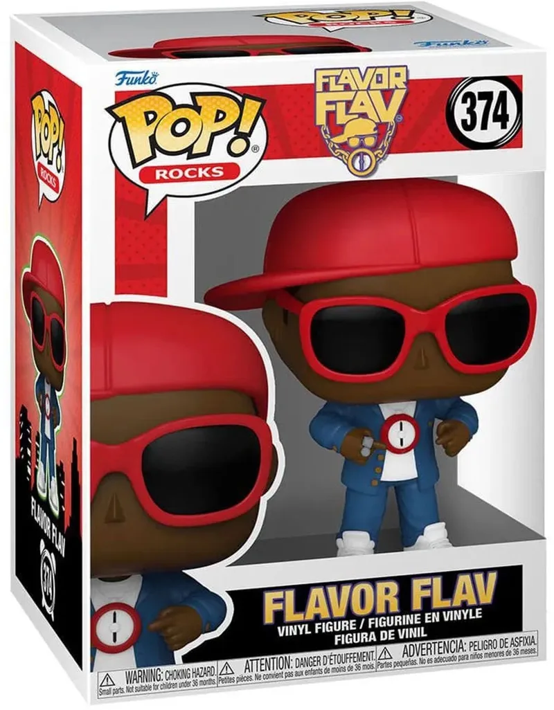 Flavor Flav Flavor Flav Rocks! Vinyl Figur 374 Funko Pop! meerkleurig van Funko in Meerkleurig – productfoto