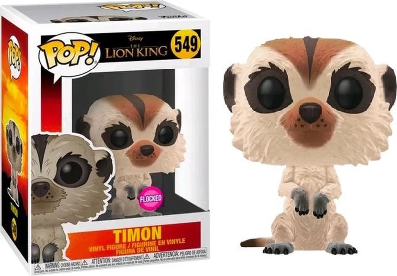 Flocked Timon - The Lion King Disney van Funko in Meerkleurig – productfoto