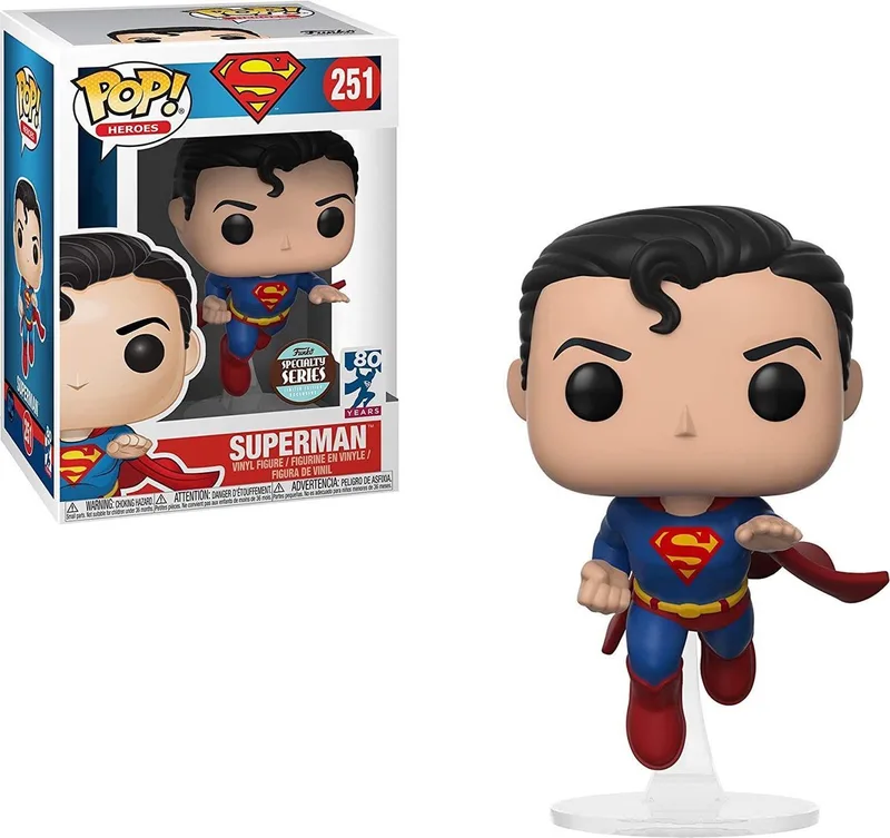 Flying Superman (80th Anniversary) #251 - Superman - DC Comics van Funko in Meerkleurig – productfoto