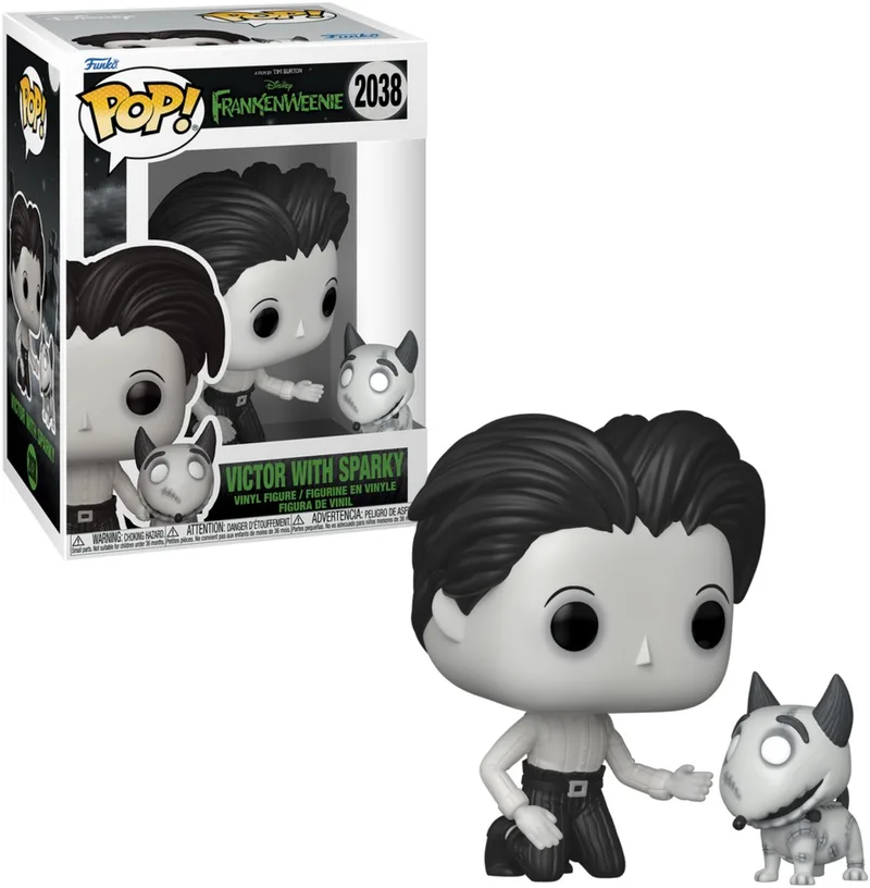 Frankenweenie Victor with Sparky vinylfiguur 2038 Unisex Funko Pop! - Neutraal van Funko in Standard – productfoto