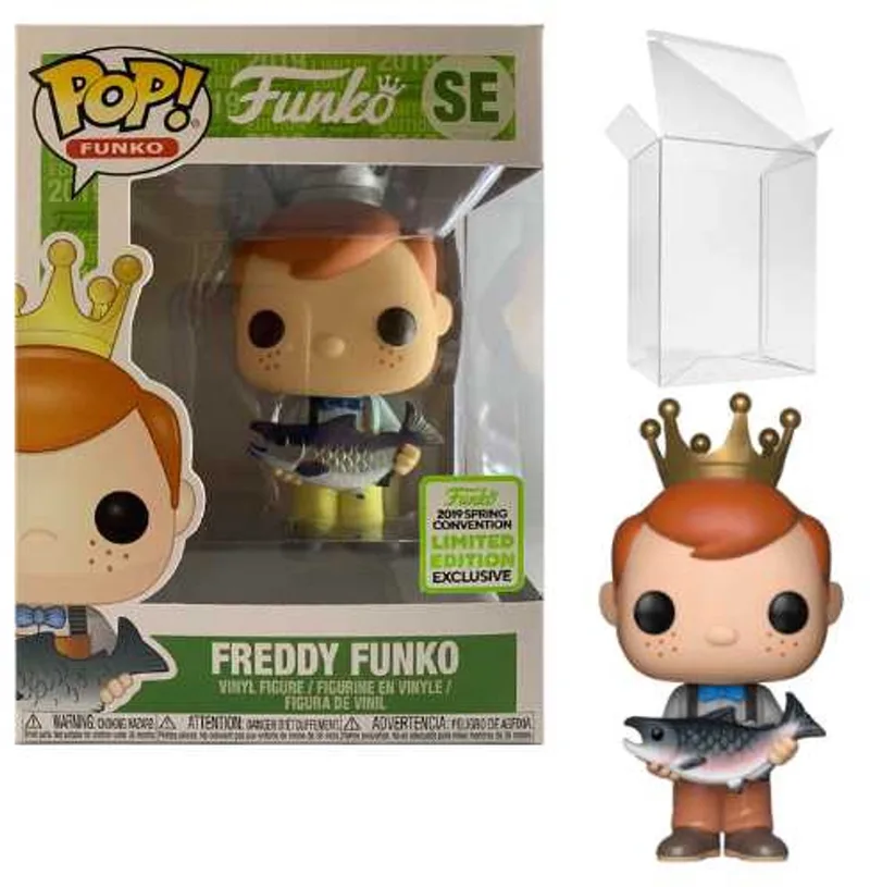 Freddy: Freddy Funko (Holding Fish - Yellow Pants) ECCC Shared [7.5/10] van Funko in Meerkleurig – productfoto