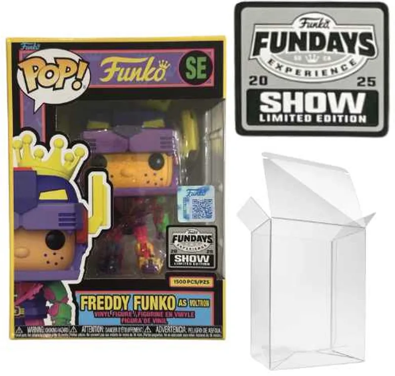 ! Freddy Funko as Voltron #SE (Blacklight) Fundays 2025 SHOW Edition Exclusive LE 1500 van Funko in Meerkleurig – productfoto