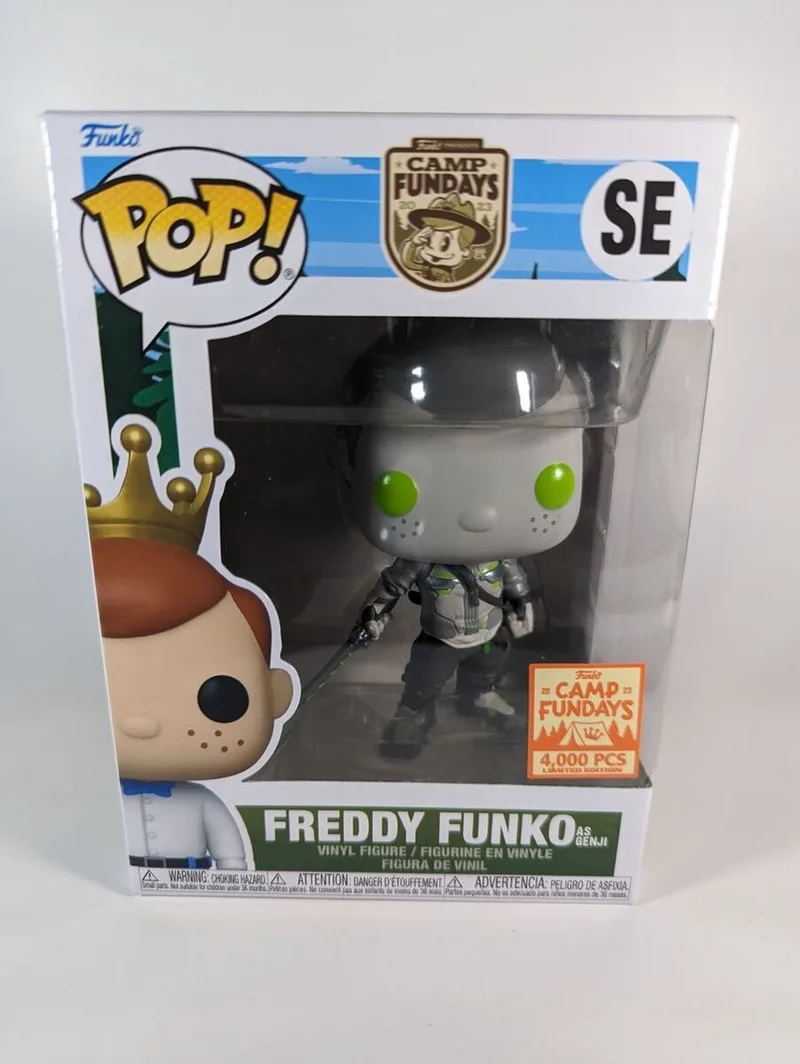 Freddy Funko: Camp Fundays - Freddy Funko as Overwatch Genji - SE 4000 Pieces LE Exclusive van Funko in Meerkleurig – productfoto