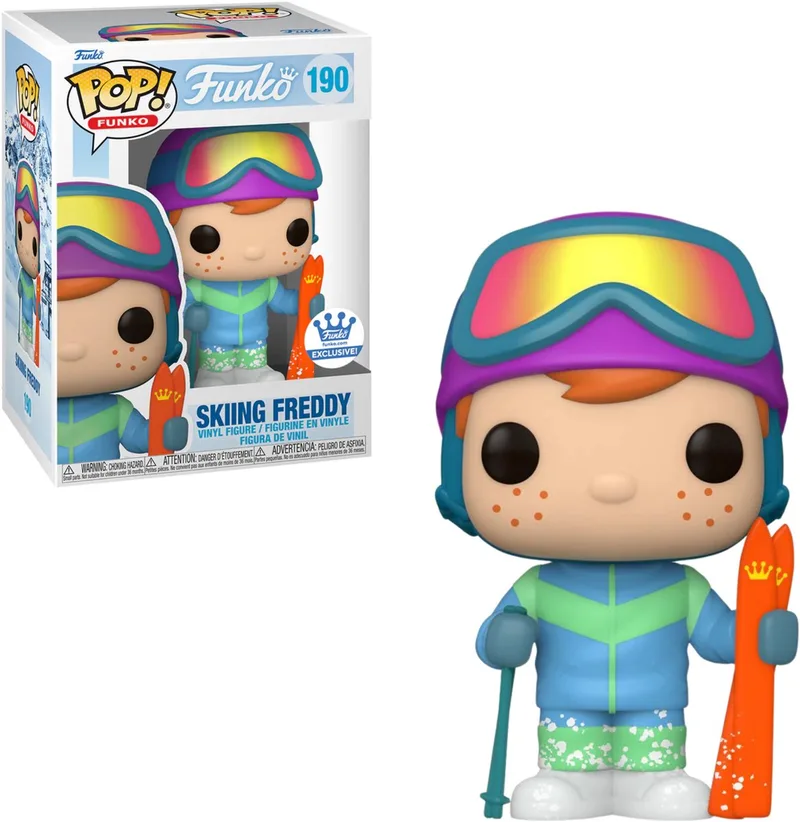 Freddy Funko: Skiing Freddy #190 Funko Exclusive van Funko in Meerkleurig – productfoto