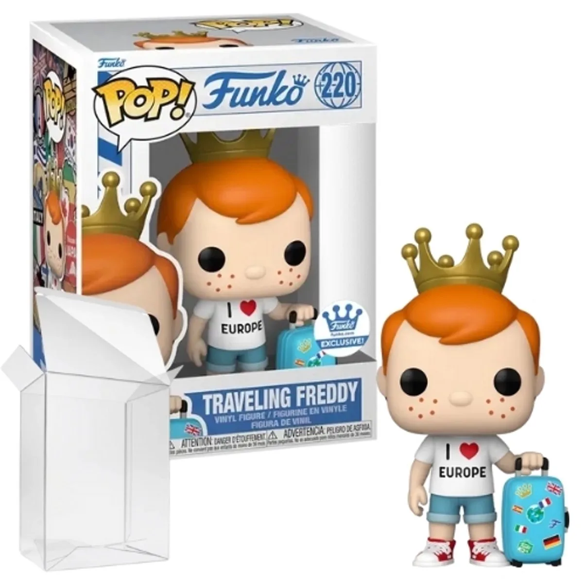 Freddy Funko - Traveling Freddy #220 Funko Exclusive van Funko in Blauw – productfoto