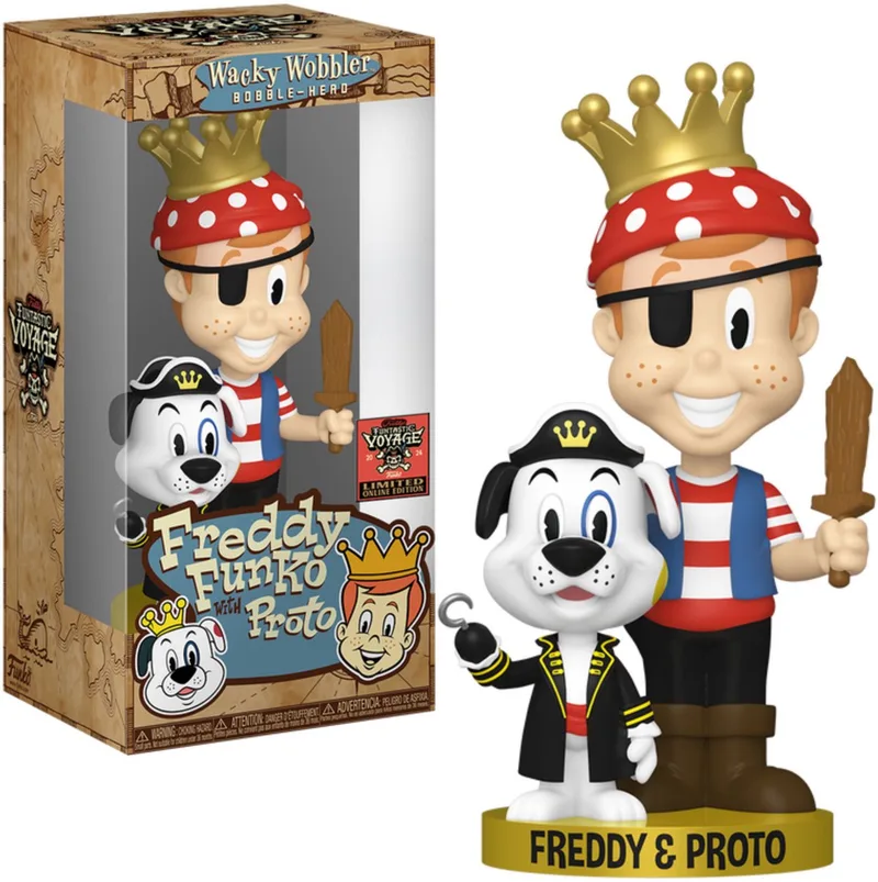 Freddy Funko with Proto Wacky Wobbler - 2024 Funtastic Voyage Limited Online Edition Exclusive by Funko in Multicolour – product photo
