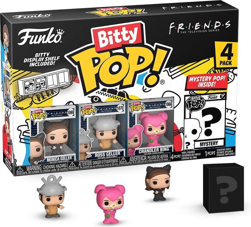 FRIENDS - Bitty Pop 4 Pack 2.5cm - Monica as Catwoman by Funko in Multicolour – product photo