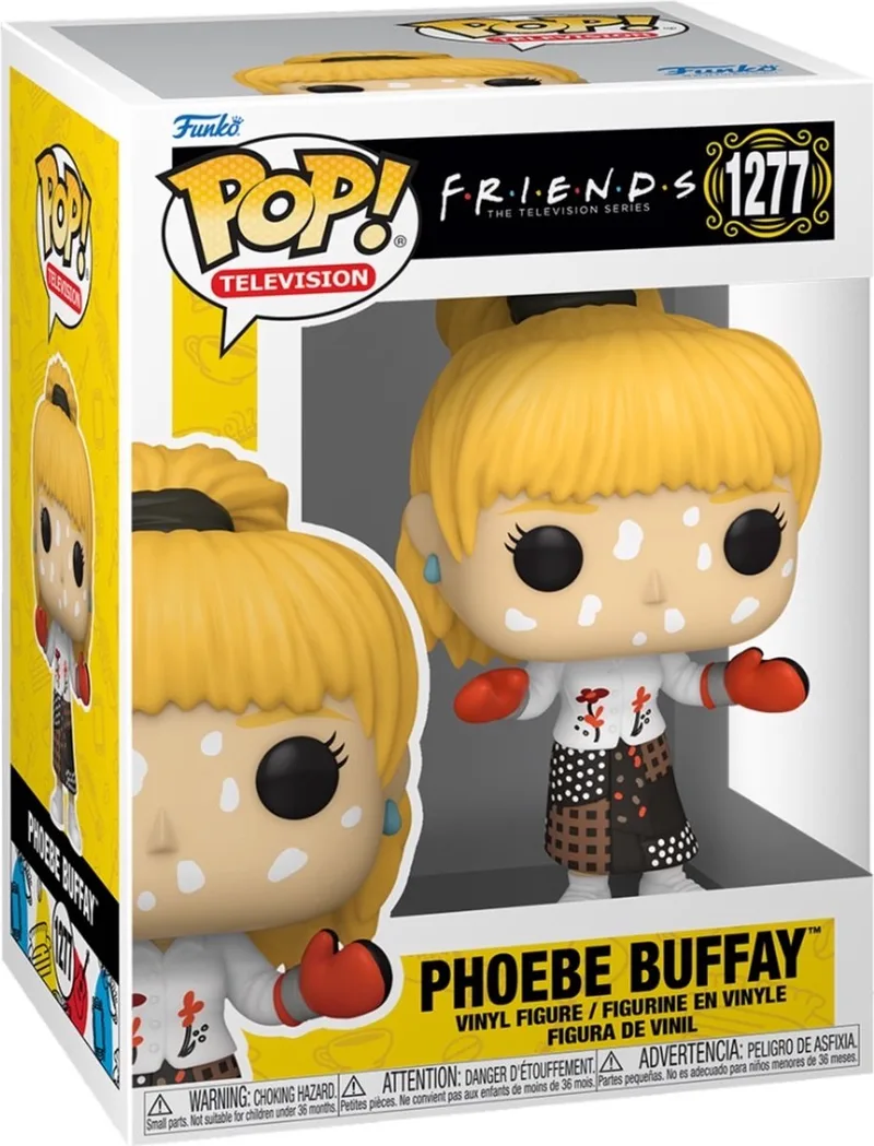 Friends - POP! TV Phoebe With Chicken Pox 9 cm Verzamelfiguur van Funko in Multicolours – productfoto