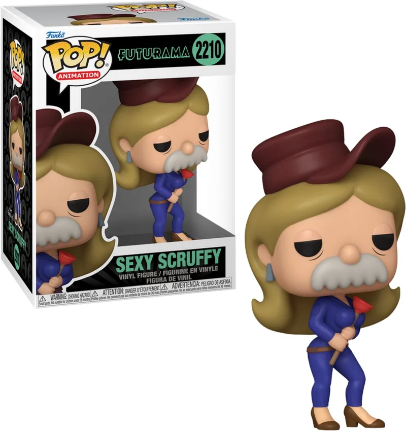 Futurama Pop! Animation Vinyl Figure Sexy Scruffy 9 cm POP! Figuur by Funko in Multicolour – product photo