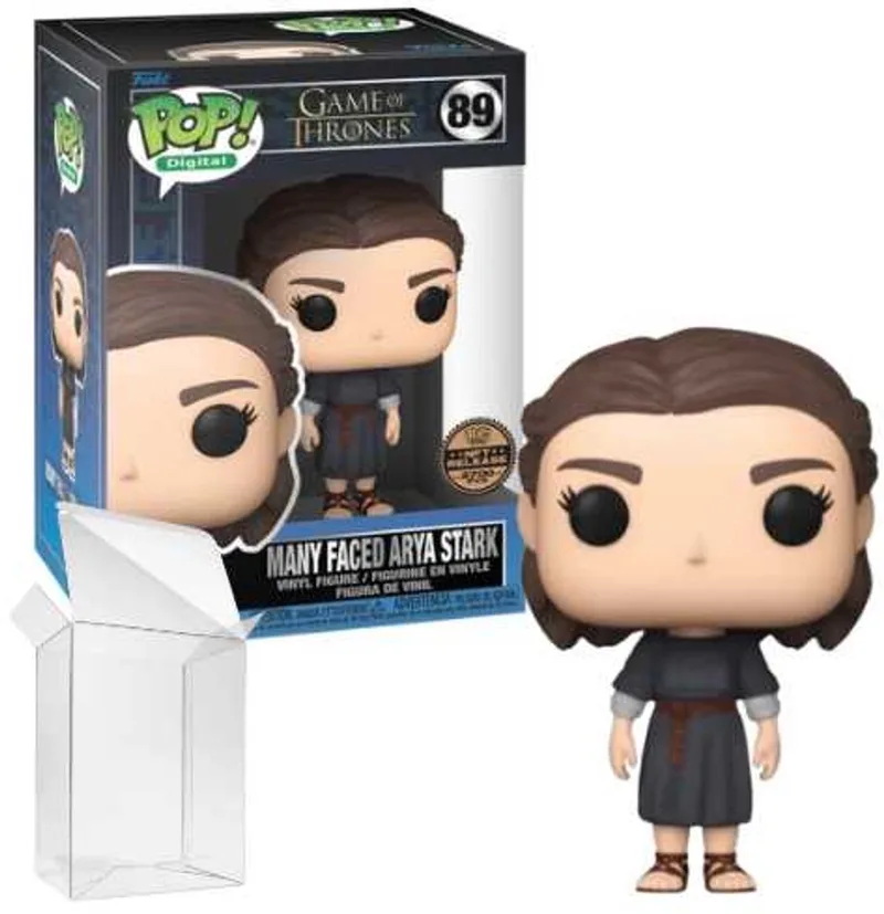 Game of Thrones - Many Faced Arya Stark (NFT Legendary) #89 LE 2700 Exclusive van Funko in Grijs – productfoto