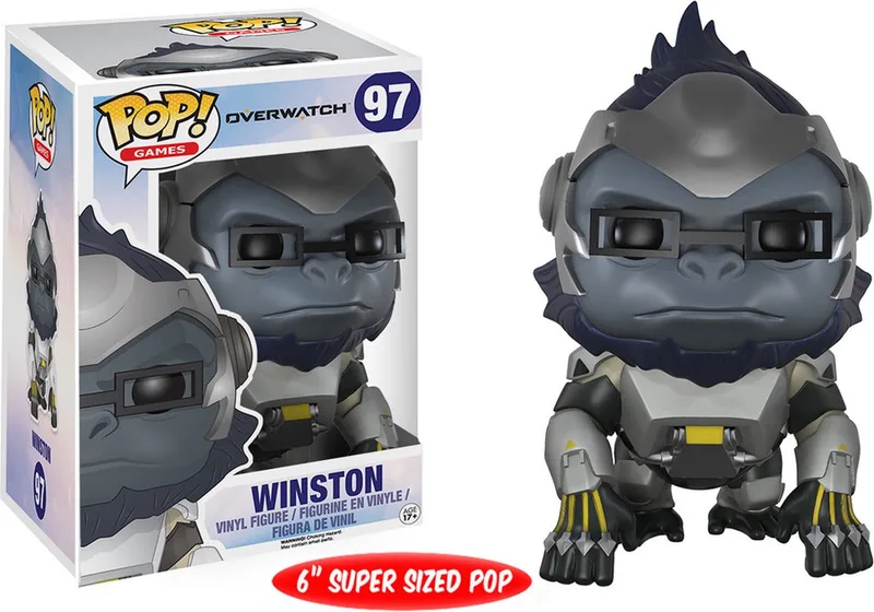 Games #097 - Winston 6" (Overwatch) Pop! van Funko – productfoto