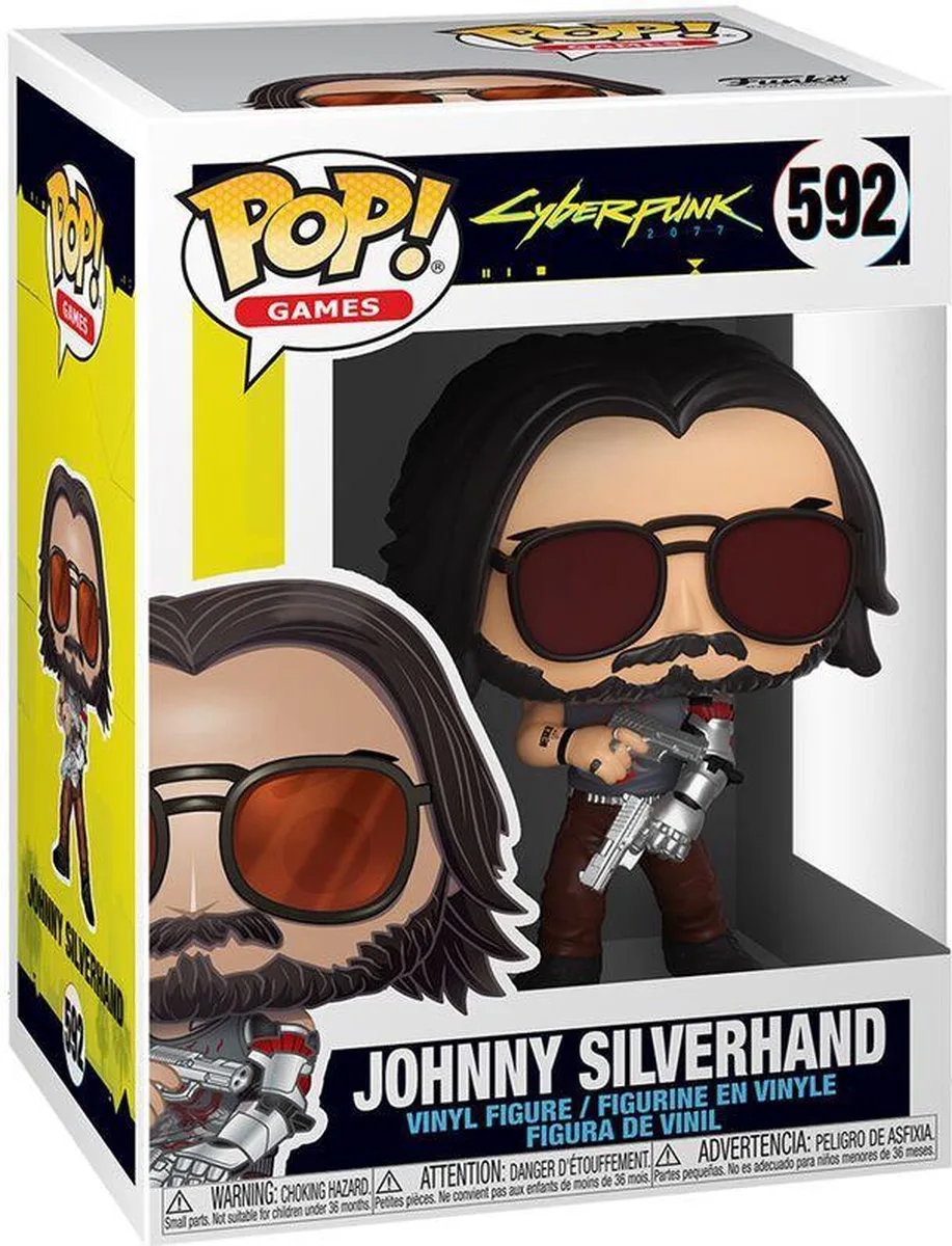 Games: Cyberpunk 2077 - Johnny Silverhand (w/Gun) (47522) de Funko en Multicolore – photo produit