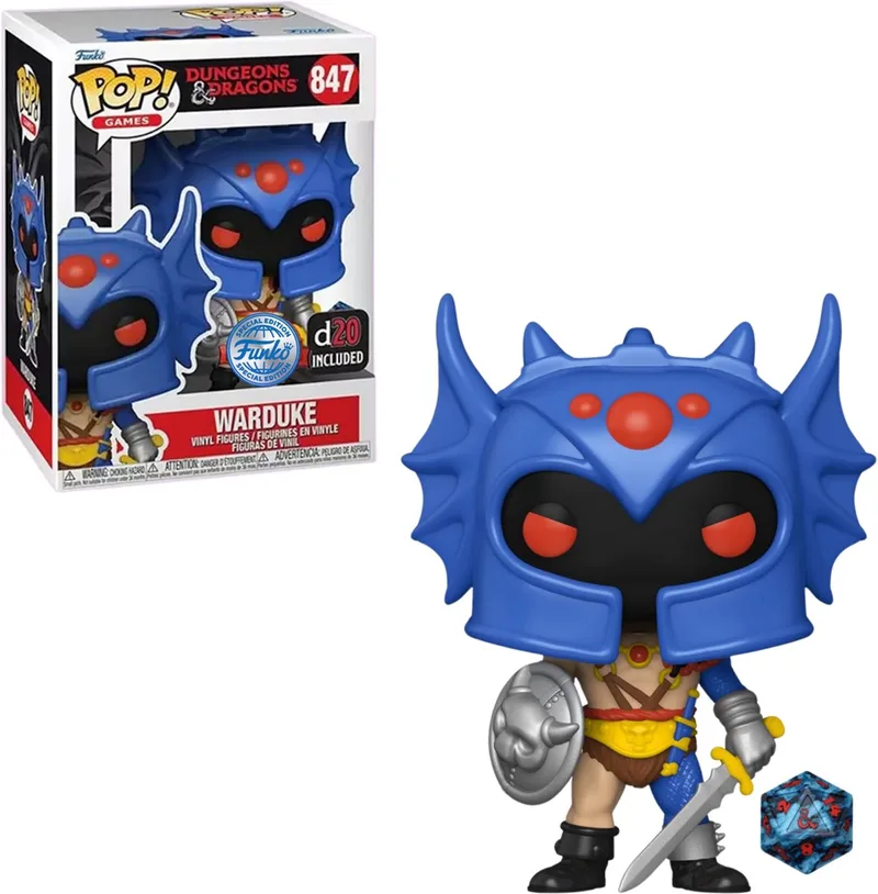 Games: Dungeons & Dragons - Warduke D20 included special edition #847 de Funko en Multicolore – photo produit