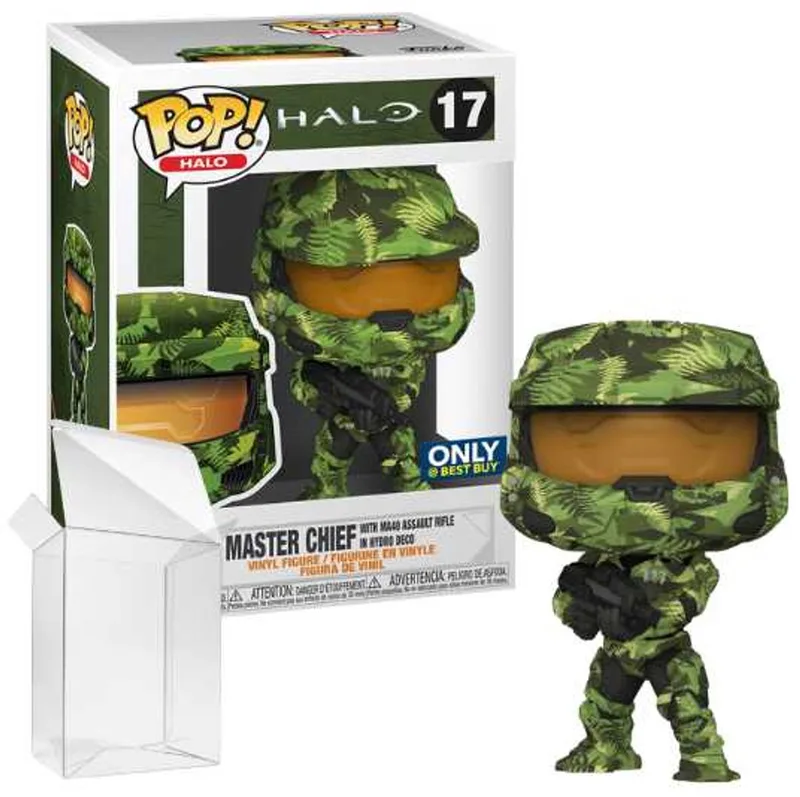 Games: HALO - Master Chief with MA40 Assault Rifle in Hydro Deco #17 Only at Best Exclusive by Funko in Green – product photo