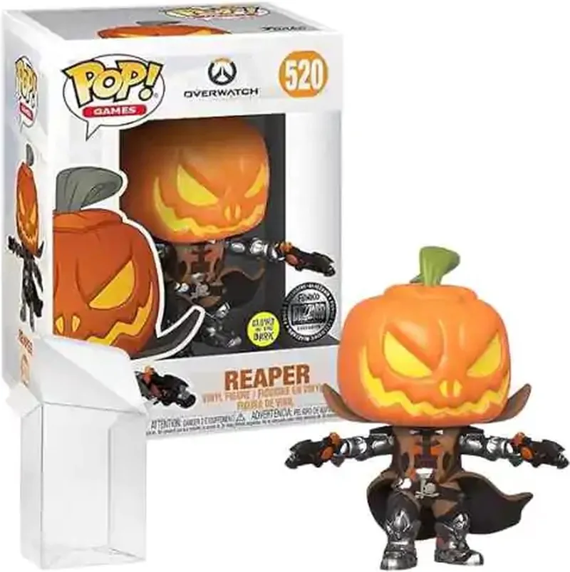 Games: Overwatch - Reaper #520 Glow in the Dark Blizzard Exclusive [7.5/10] by Funko in Multicolour – product photo