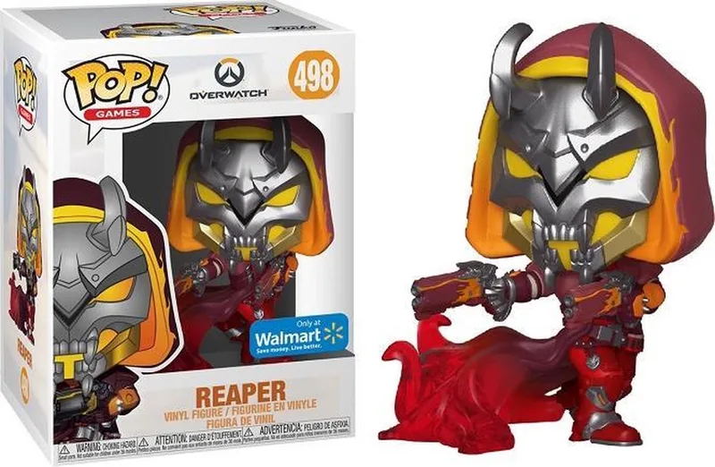 Games: Overwatch - Reaper (Hellfire) #498 Walmart Exclusive [8/10] by Funko in Multicolour – product photo