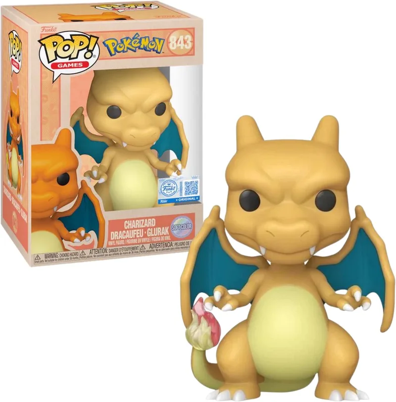 GAMES: POKEMON- CHARIZARD (SFTCLR) by Funko in Multicolour – product photo