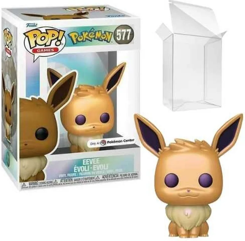 Games: Pokemon - Eevee #577 (Only at Pokémon Center Exclusive) (Pearlescent) [7.5/10] van Funko in Meerkleurig – productfoto