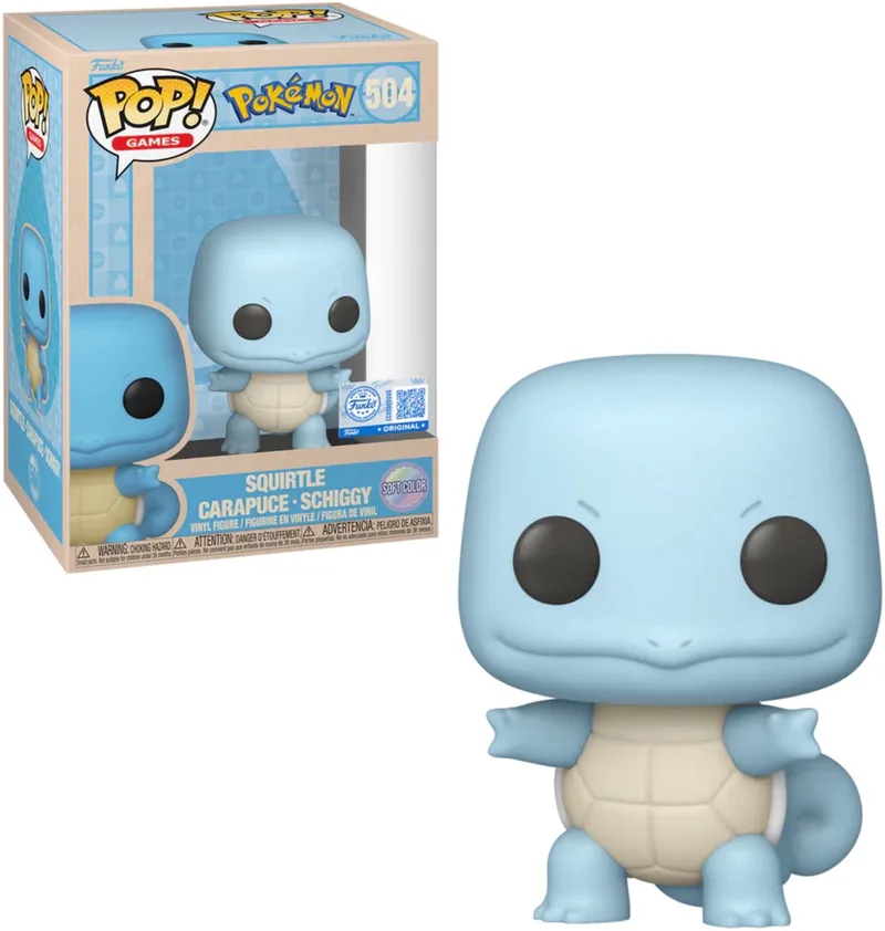 Games: Pokémon - Squirtle (Soft Color) #504 Funko Exclusive by Funko in Multicolour – product photo