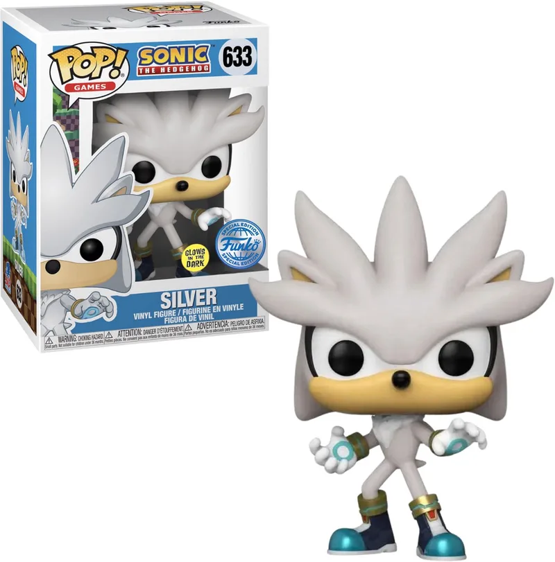 Games: Sonic The Hedgehog - Silver (GiTD)(Hot Topic) #633 van Funko in Meerkleurig – productfoto