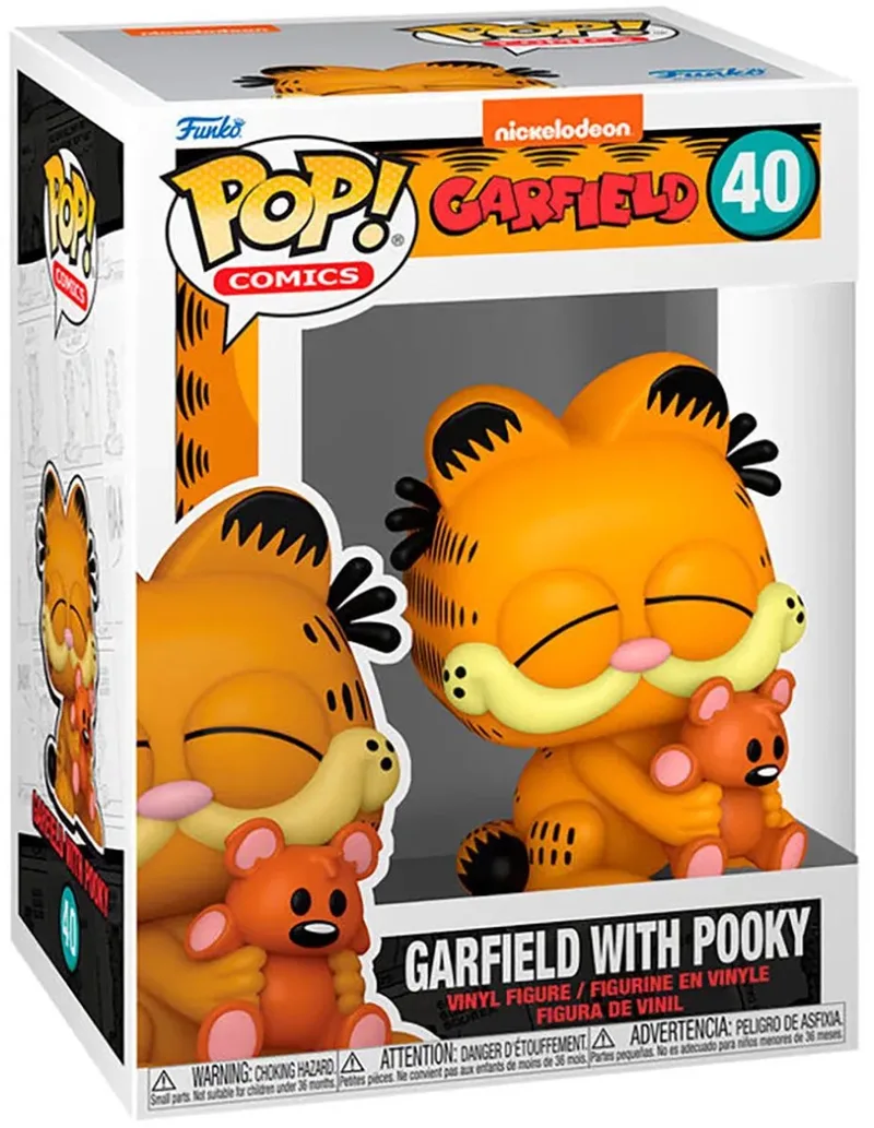 Garfield Garfield with Pooky vinyl figuur 40 Funko Pop! meerkleurig - PVC - Fan merch, Film van Funko in Meerkleurig – productfoto