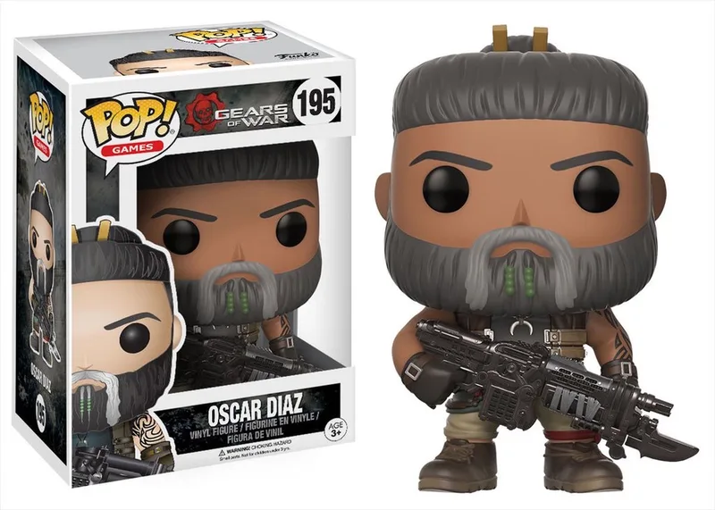 Gears Of War N° 195 Oscar Diaz - Verzamelfiguur van Funko in Meerkleurig – productfoto