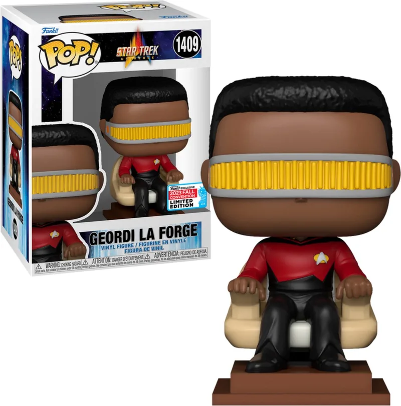 Geordi La Forge (in Captain's Chair) 1409 Star Trek - NYCC 2023 Exclusive van Funko in Meerkleurig – productfoto