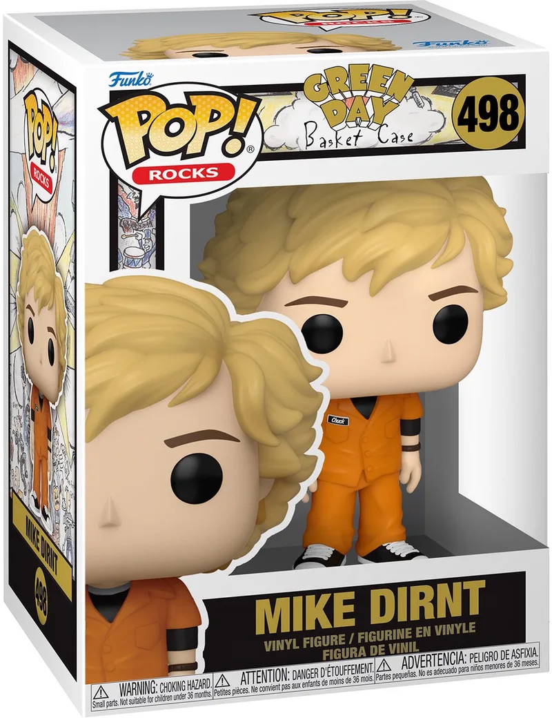 Green Day Mike Dirnt (Basket Case) (Pop Rocks) Vinyl Figur 498 Unisex Funko Pop! - Neutraal by Funko in Standard – product photo