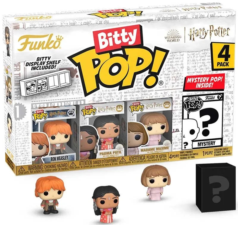 Harry Potter and the Goblet of Fire Bitty POP! Vinyl Figure 4-Pack Ron 2,5 cm Mini-Figuur - 2cm by Funko in Multicolour – product photo
