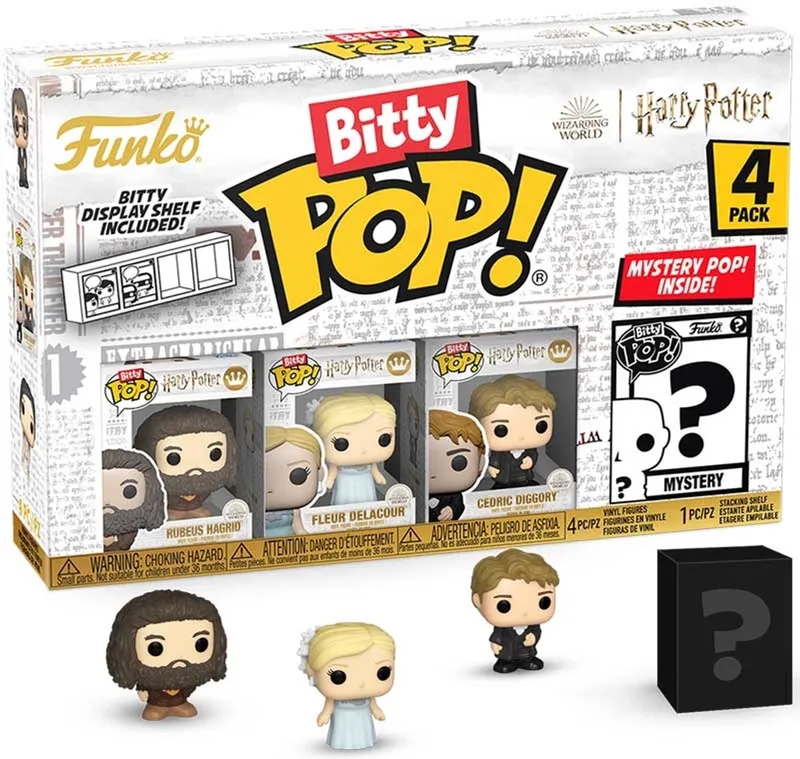 Harry Potter and the Goblet of Fire Bitty POP! Vinyl Figure 4-Pack Hagrid 2,5 cm Mini-Figuur - 2cm van Funko in Meerkleurig – productfoto