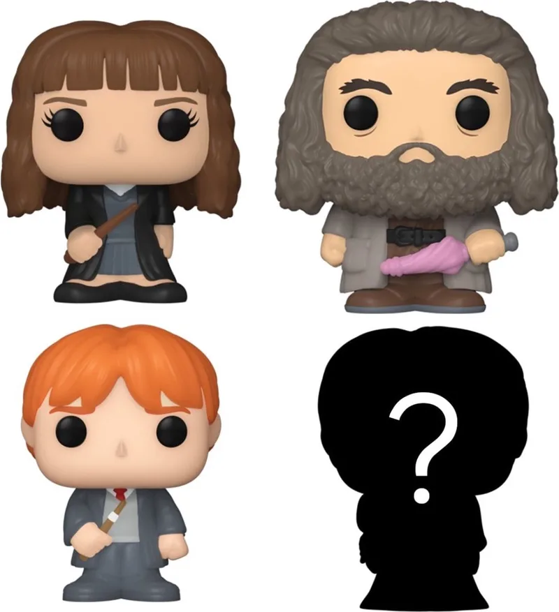 Harry Potter - Bitty POP! 4-Pack Hermione 2,5 cm Verzamelfiguur van Funko in Multicolours – productfoto