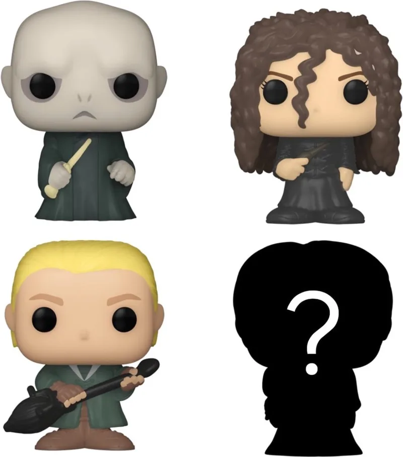 Harry Potter - Bitty POP! 4-Pack Voldemort 2,5 cm Verzamelfiguur van Funko in Multicolours – productfoto