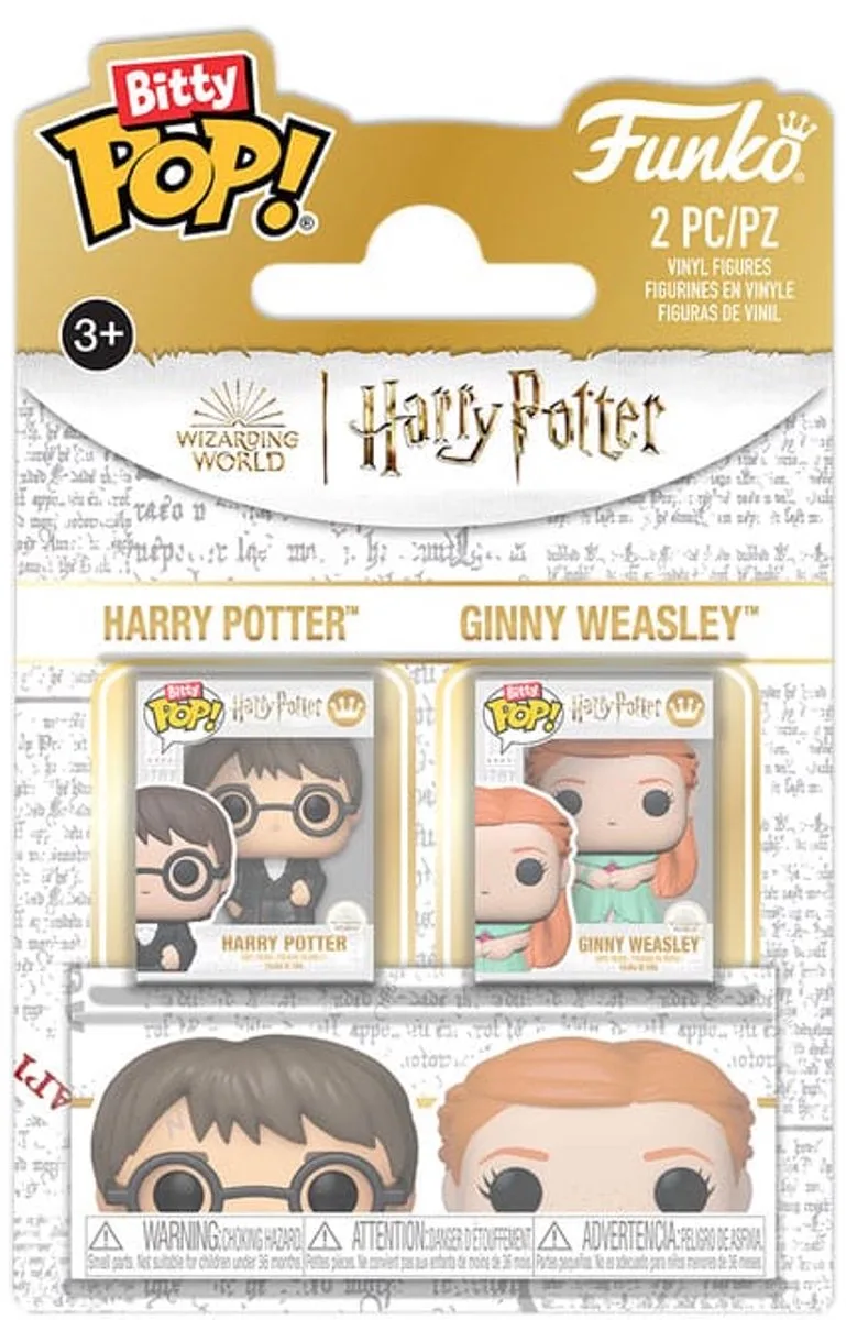 Harry Potter Bitty POP! Vinyl Figure 2-Pack Harry & Ginny 2,5 cm Mini-Figuur - 2cm by Funko in Multicolour – product photo